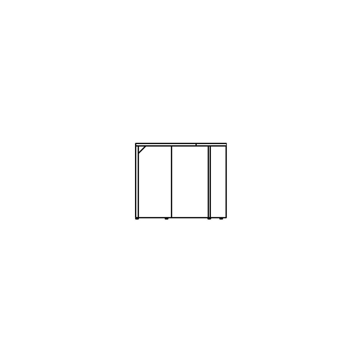 Casegoods Corner Family for Revit 2024