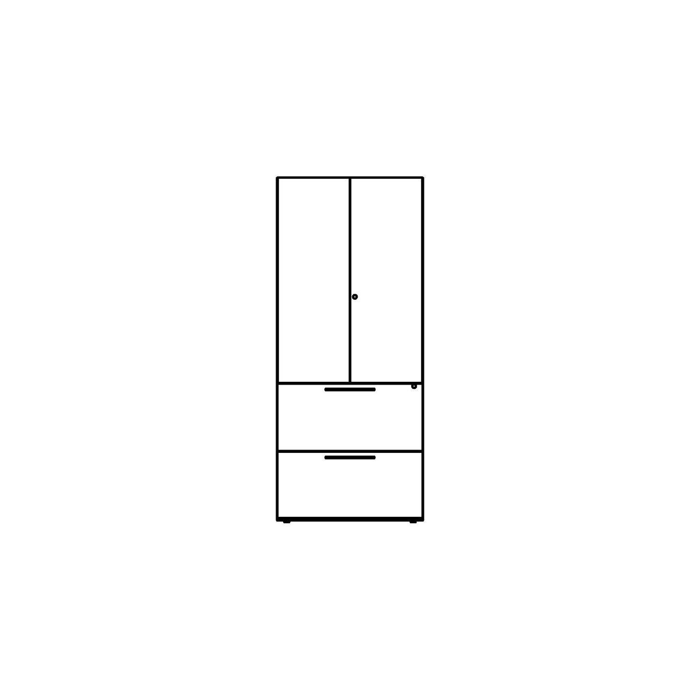 Storage Cabinet Family for Revit 2024