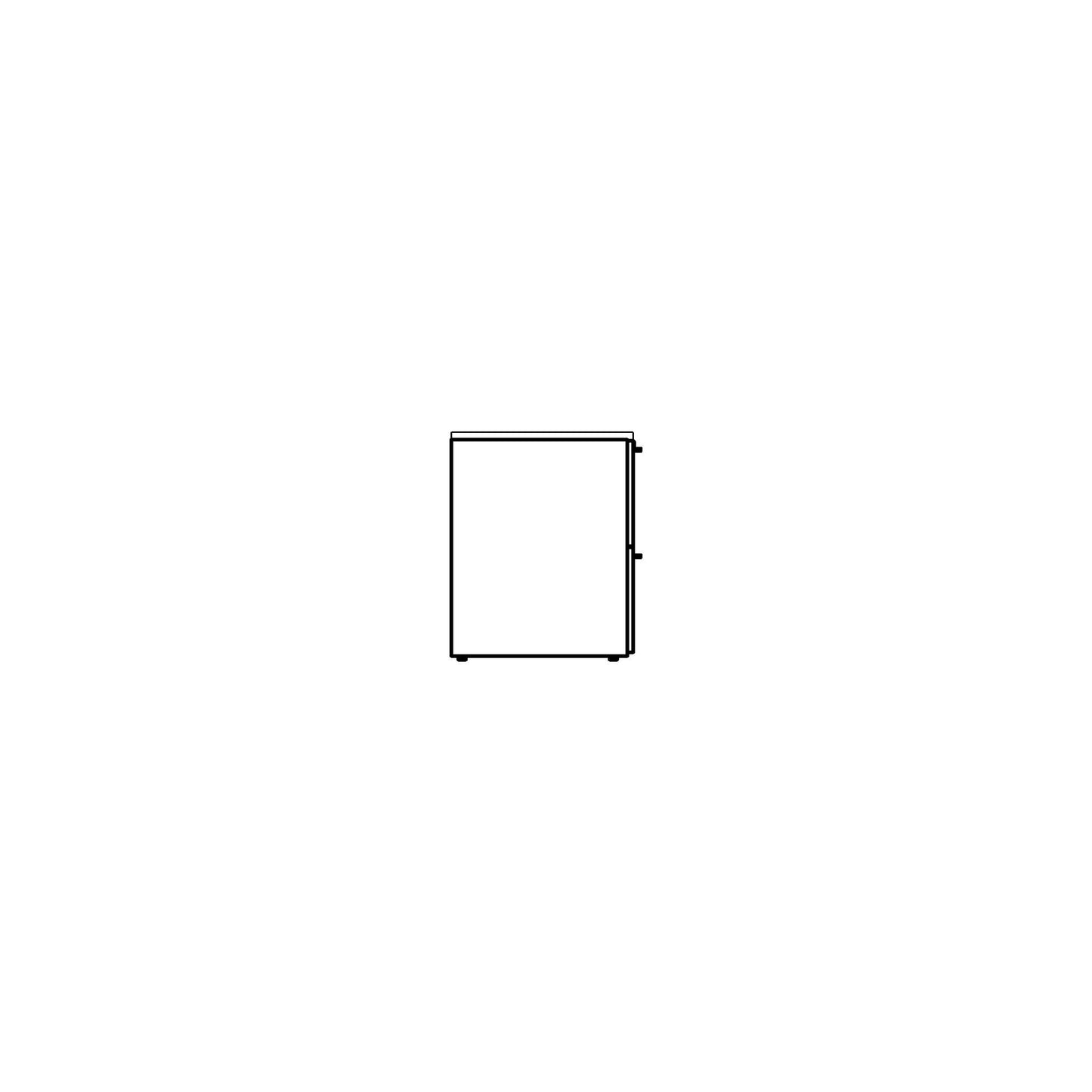 Double Storage Credenza Family for Revit 2024