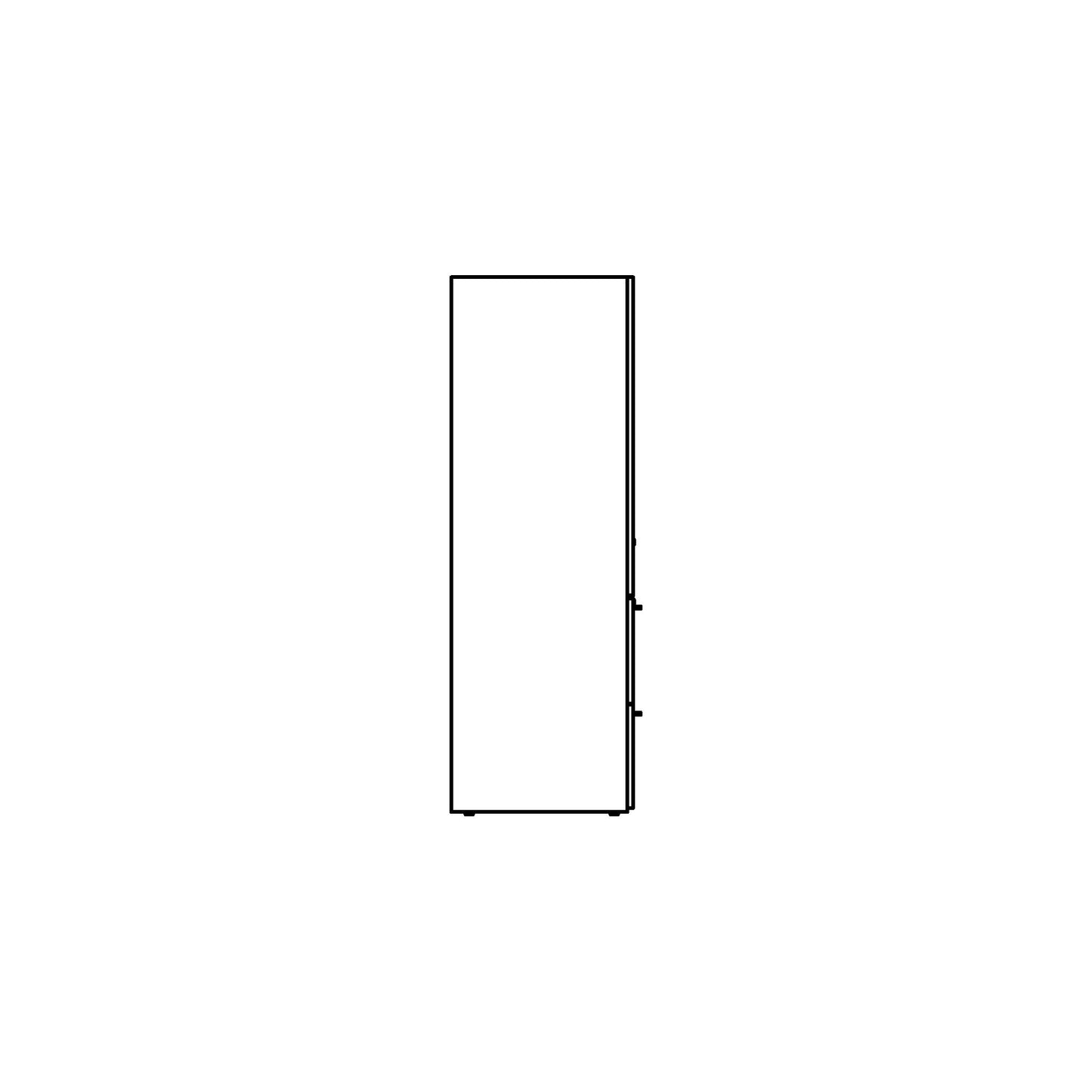 Vertical Storage Cabinet Family for Revit 2024