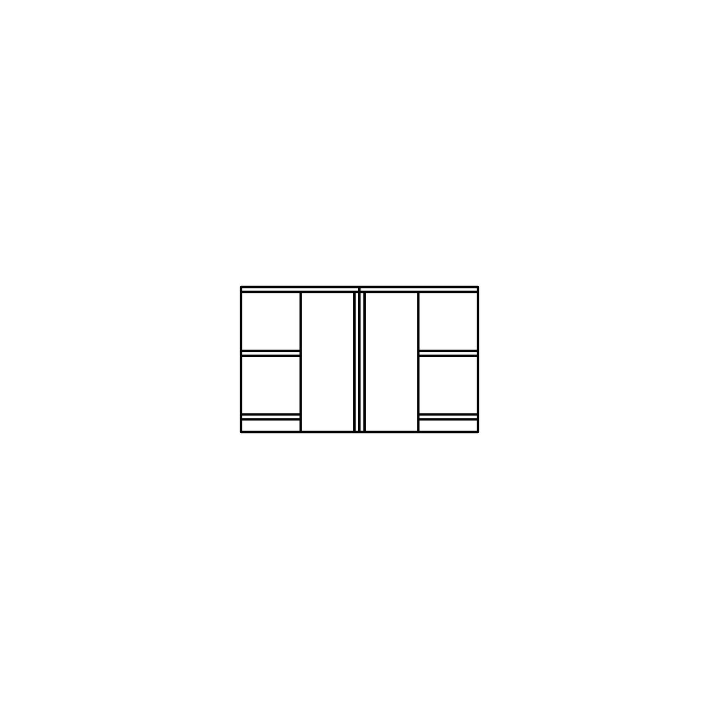 Corner Bookcase Family for Revit 2024