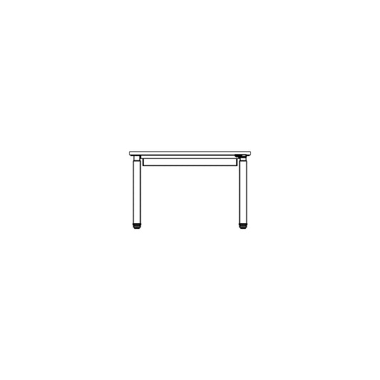 24" x 48" Rectangular Sit Stand Table Family for Revit 2024