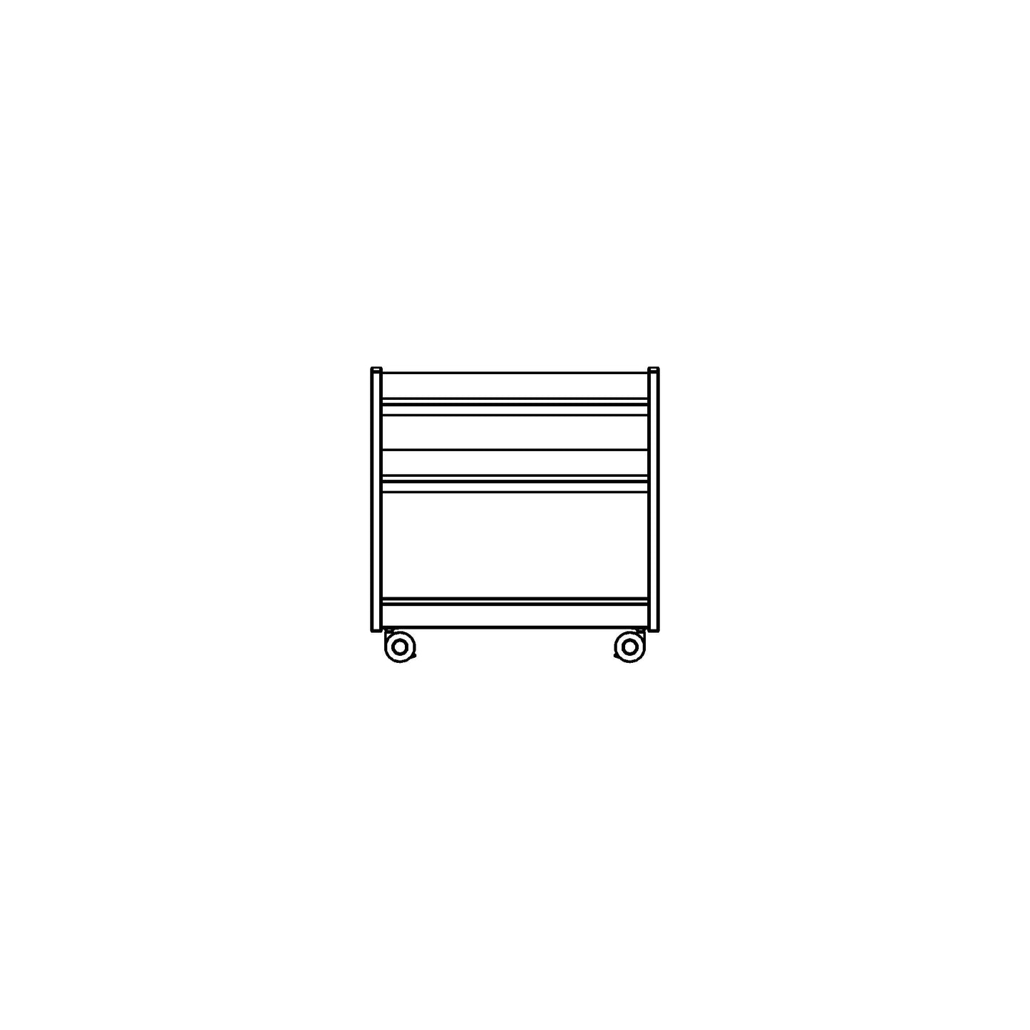 Book Cart Slanted Family for Revit 2024