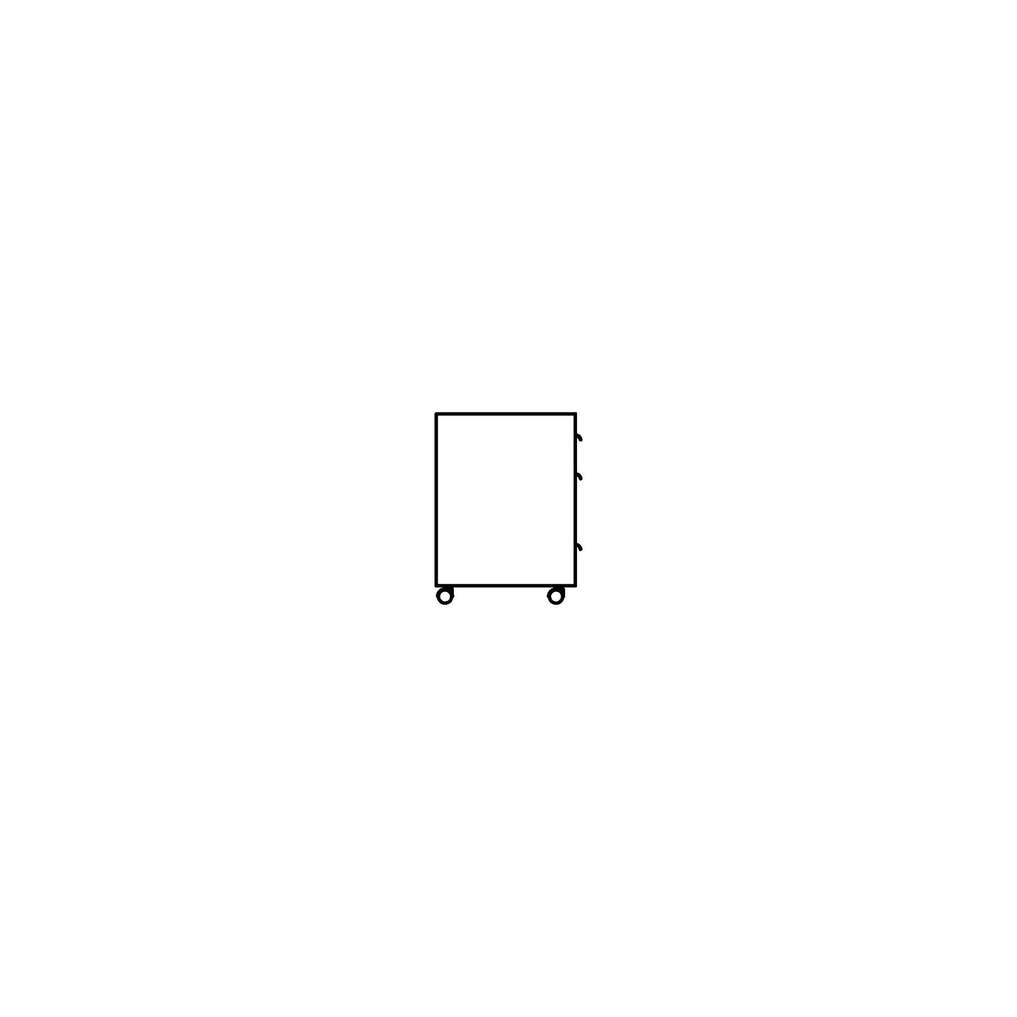 Desk Pedestal Family for Revit 2024
