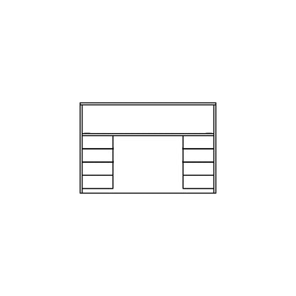 Casegoods Desk Classic Family for Revit 2024