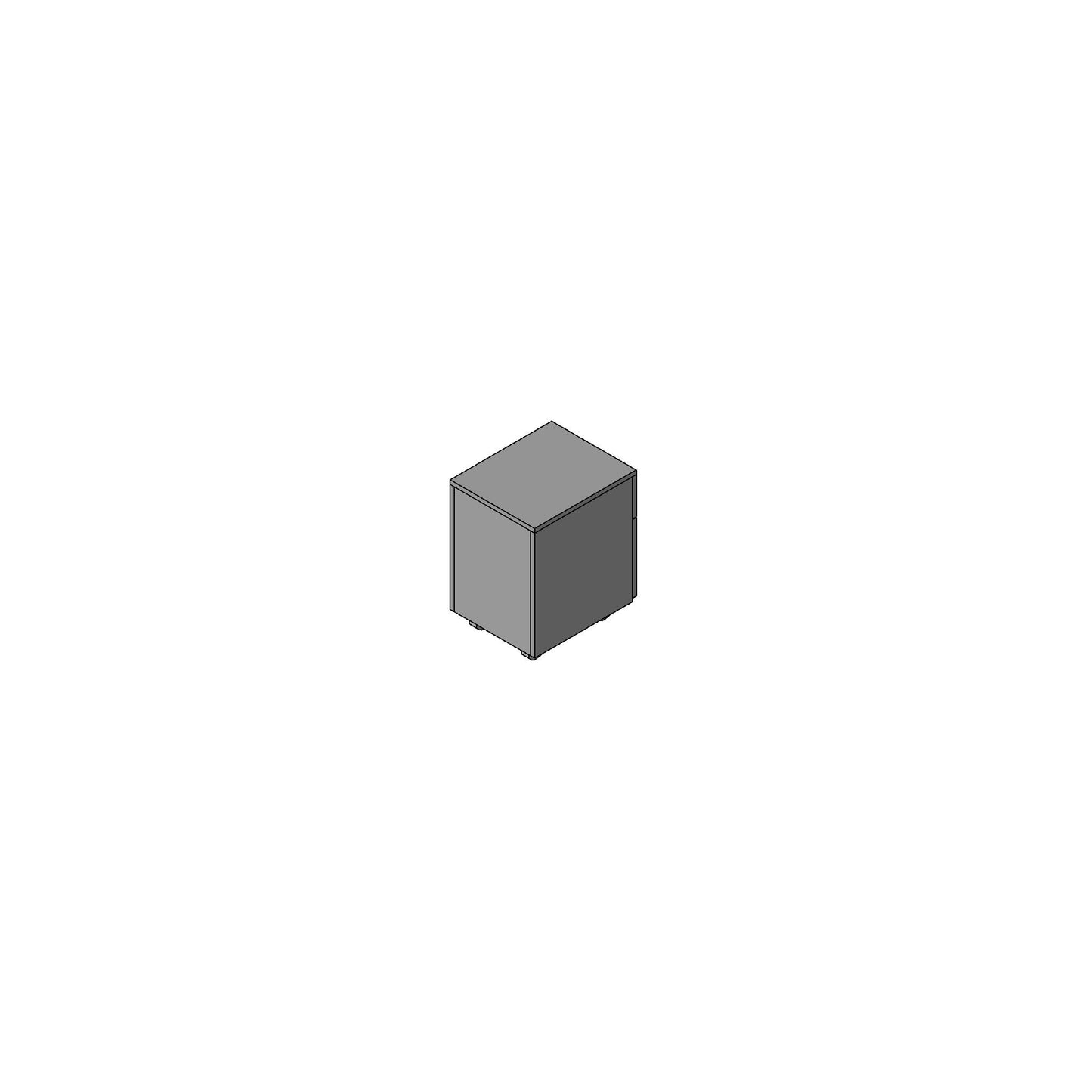 Storage Pedestal Family for Revit 2024