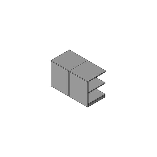 Corner Bookcase Family for Revit 2024
