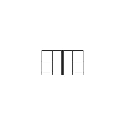 Corner Bookcase Family for Revit 2024