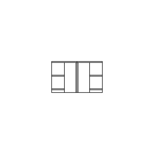 Corner Bookcase Family for Revit 2024