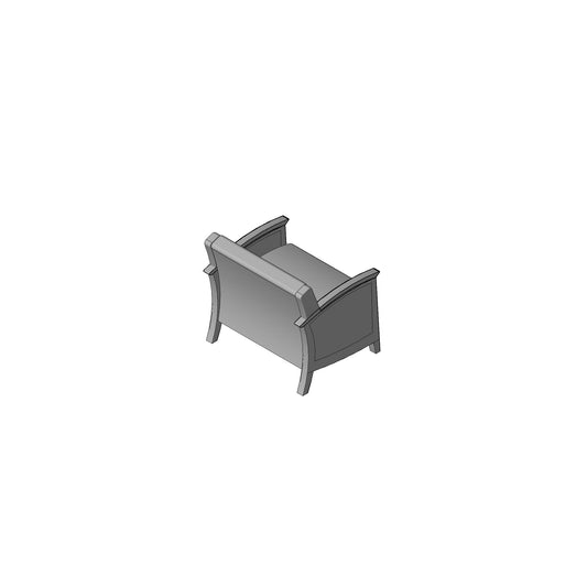 Healthcare chair for obesity treatment Family for Revit 2024