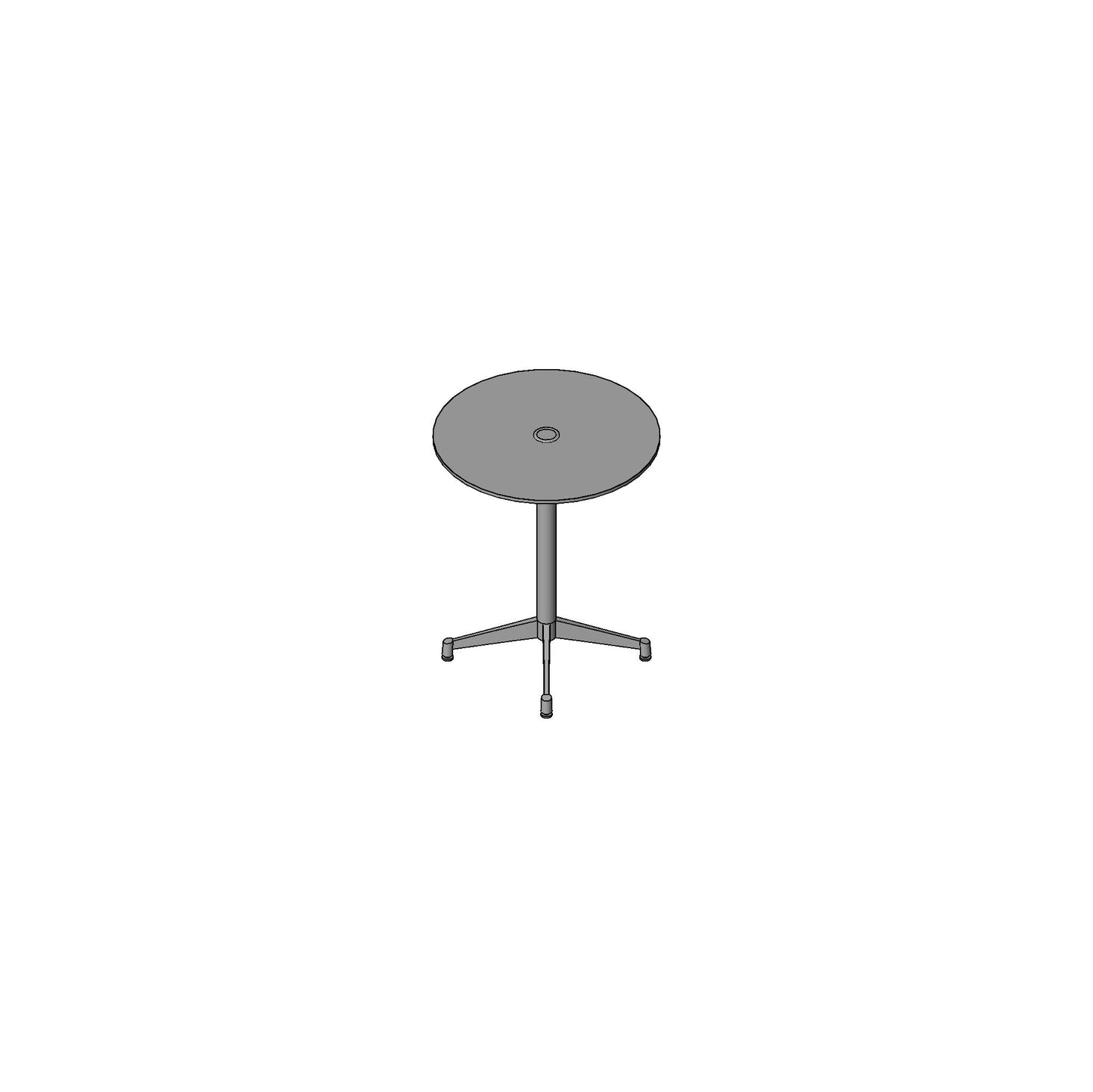 Eames Standing Side Table Family for Revit 2024