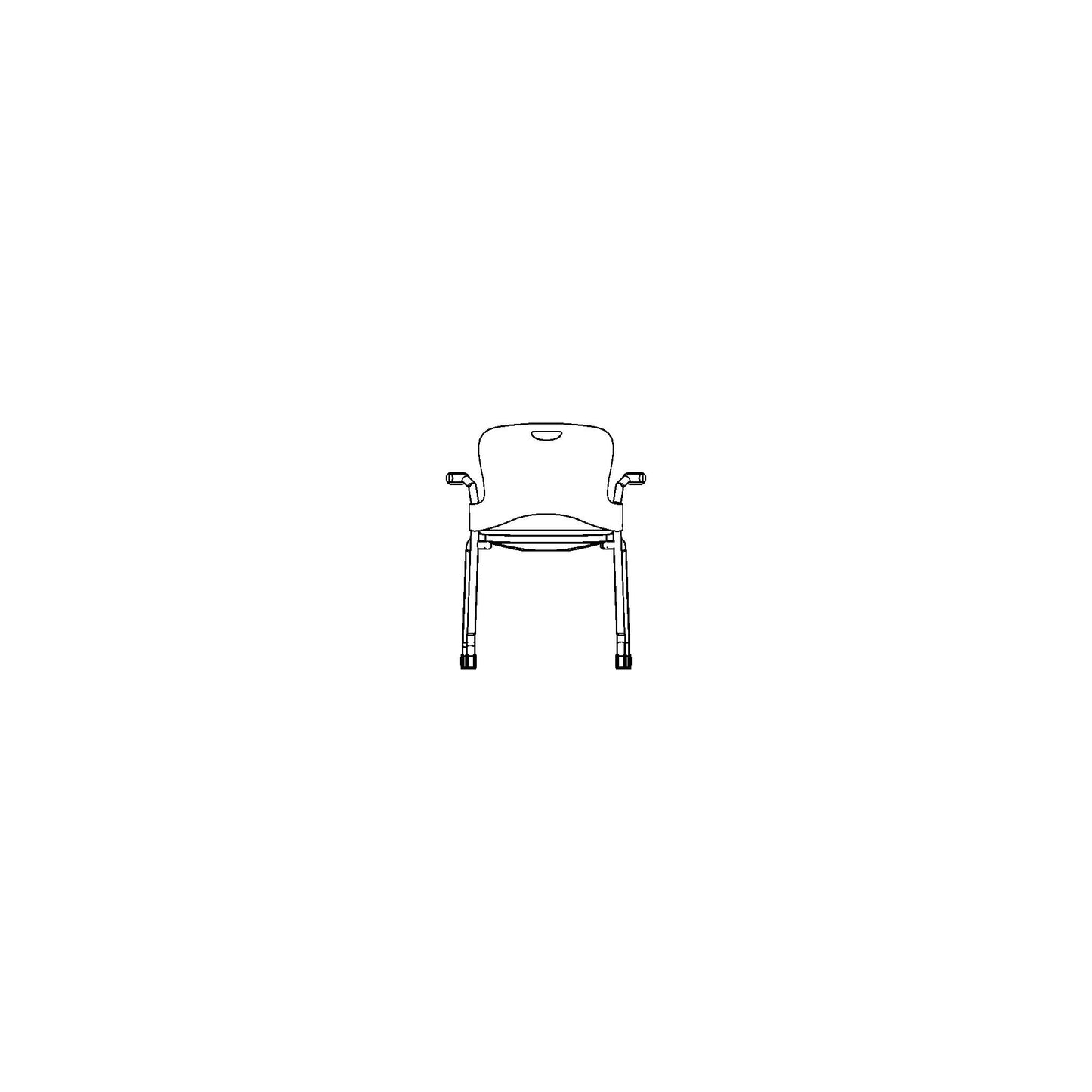 Rolling Stacking Chair Family for Revit 2024