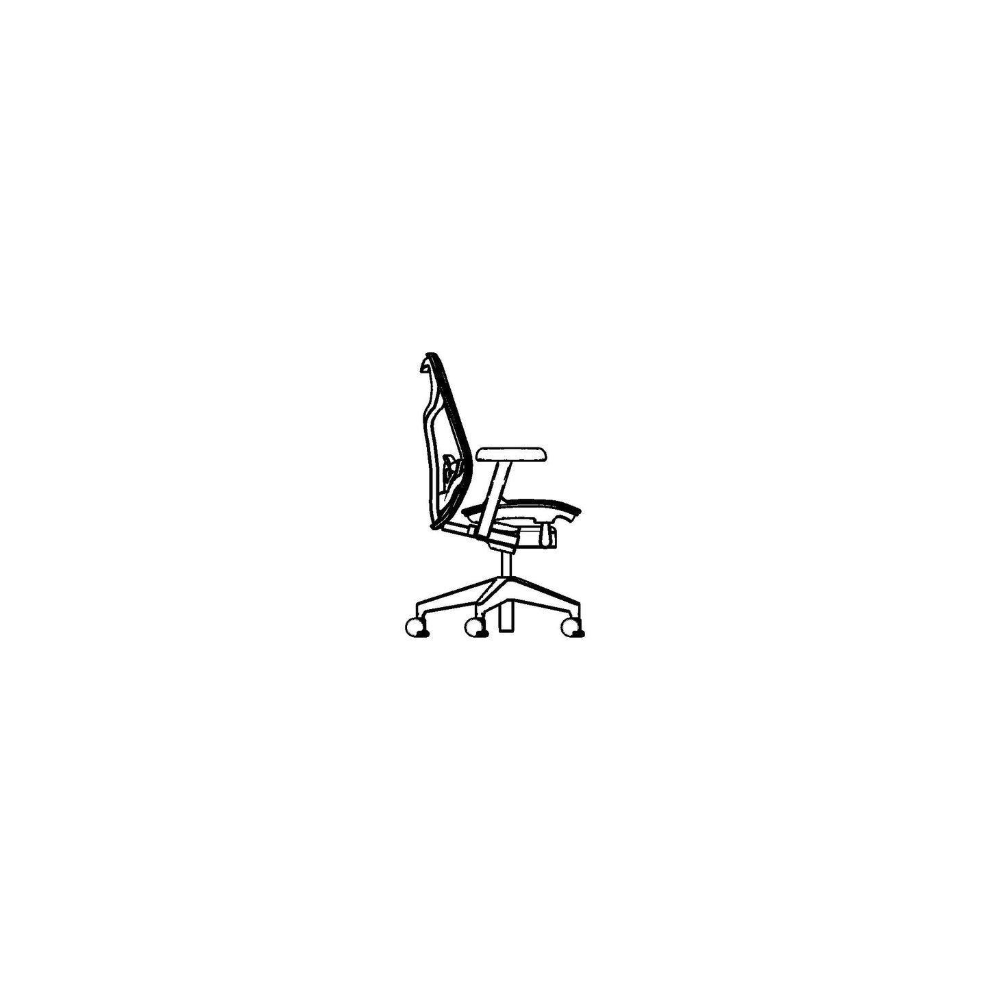 Modern Work Chair Family for Revit 2024