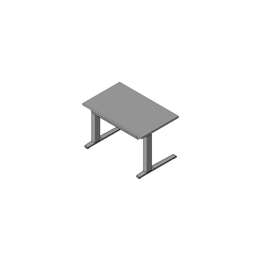24" x 48" Rectangular Sit Stand Table Family for Revit 2024