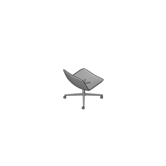 Lounge Chair Metal Base Family for Revit 2024
