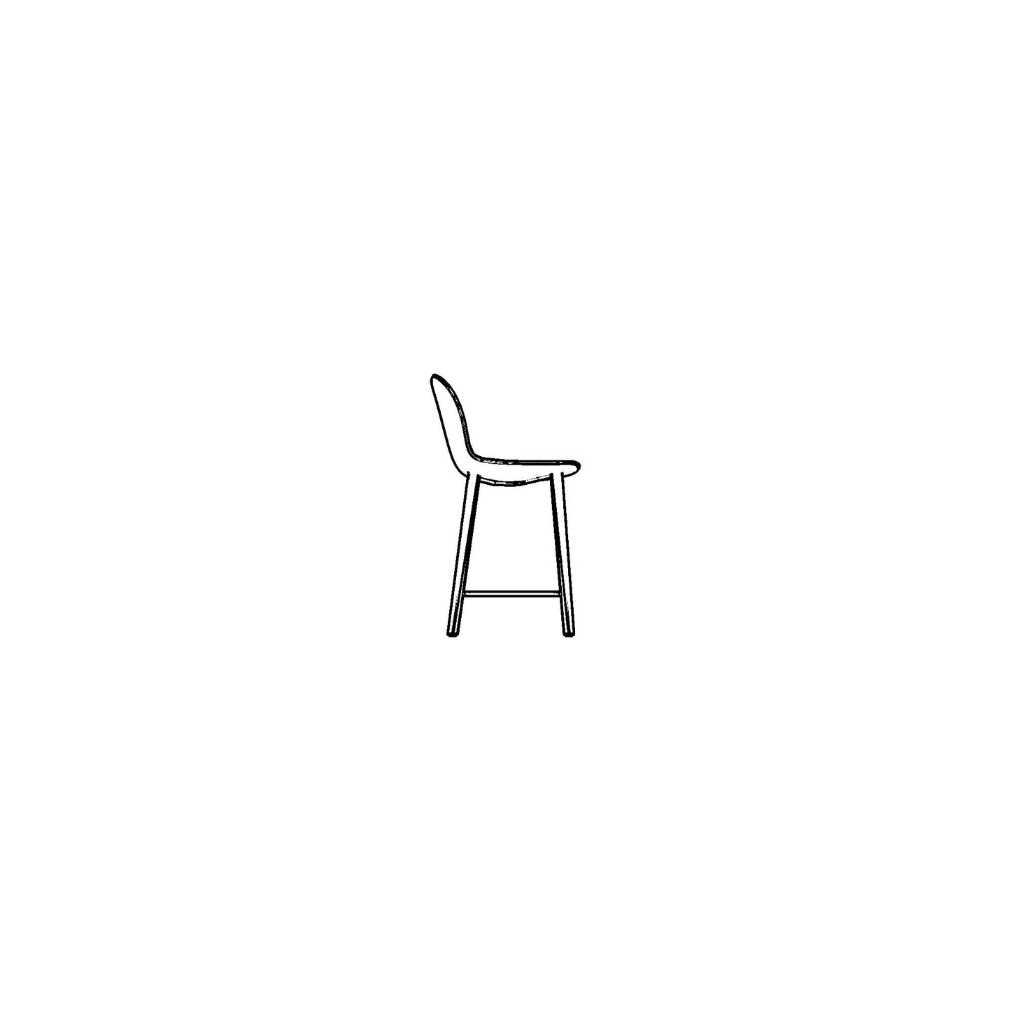 Wood Stool Base Family for Revit 2024