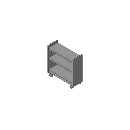 Flat Book Cart Family for Revit 2024