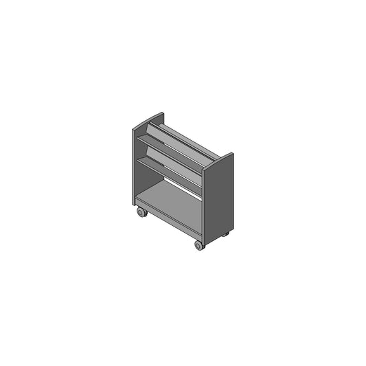 Book Cart Slanted Family for Revit 2024