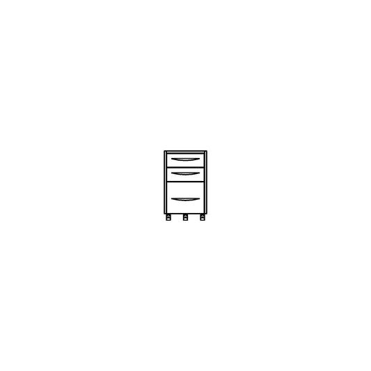 Desk Pedestal Family for Revit 2024